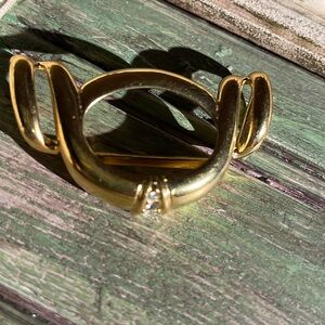 Gold scarf clip with a little sparkle